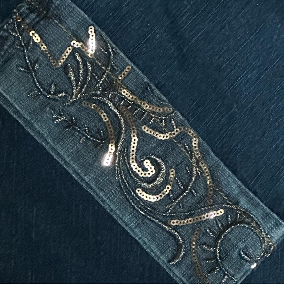 COS cuffed embellished cropped jeans - Picture 5 of 6